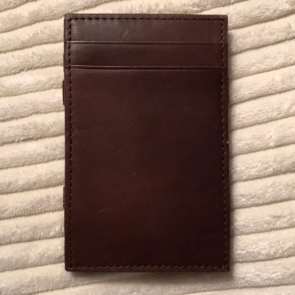 NWT J Crew leather card holder - Picture 4 of 5